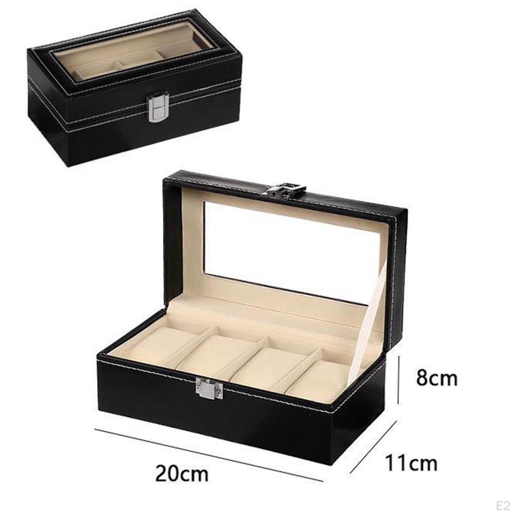 Case, Organizer for , PU Leather Display Upgrade Lock Birthday Gift