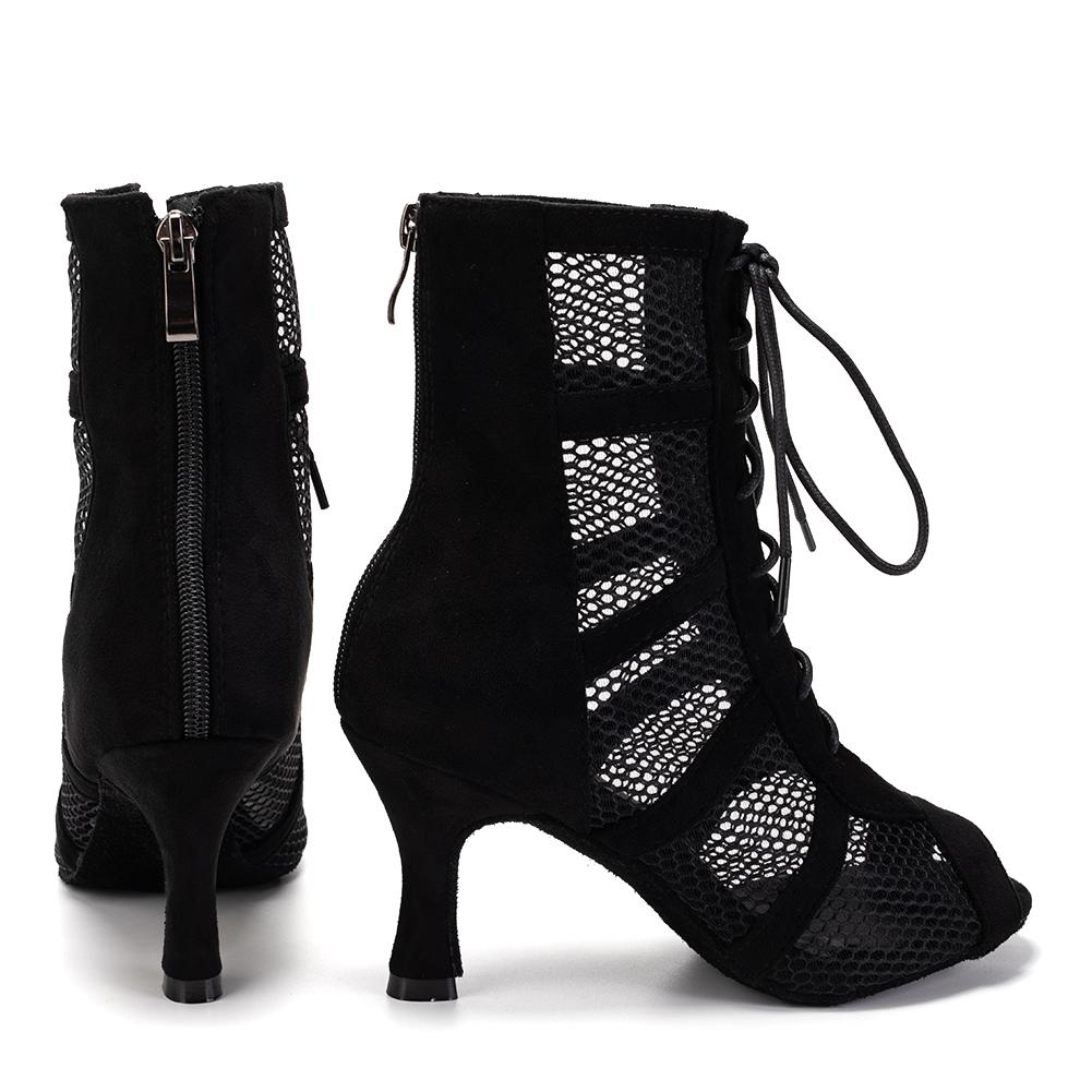Dames Luxe Schoen Hoge Hak Latijnse Ballroom Salsa Dansschoenen 7,5cm Hak