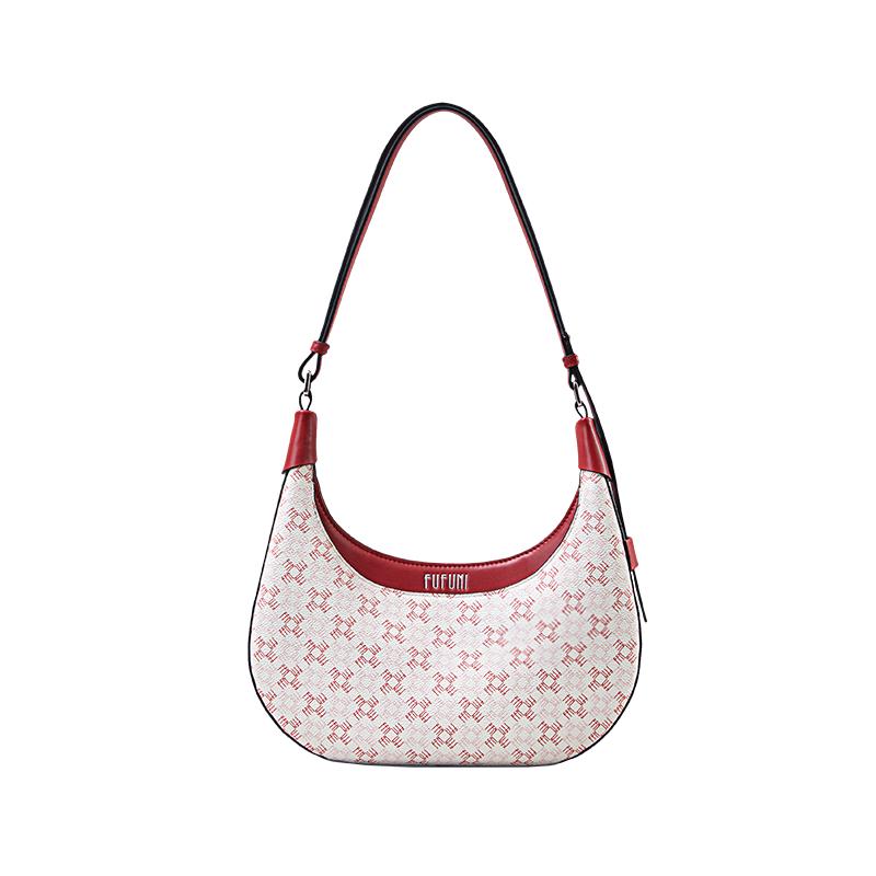 FUFUNI 2026 New Style Crescent Shoulder Bag
