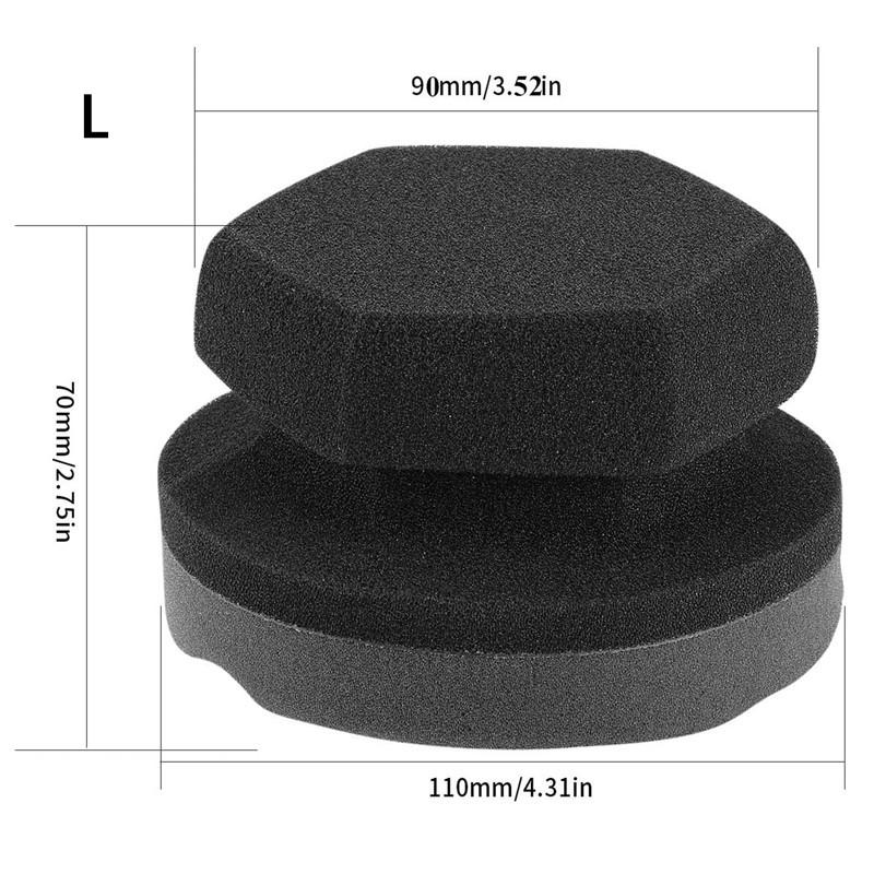 Detailing Brush Car Wash Black Tire Cleaning Tools Car Cleaning Tire Waxing Sponge Car Detailing Brush Car Cleaning Accessories
