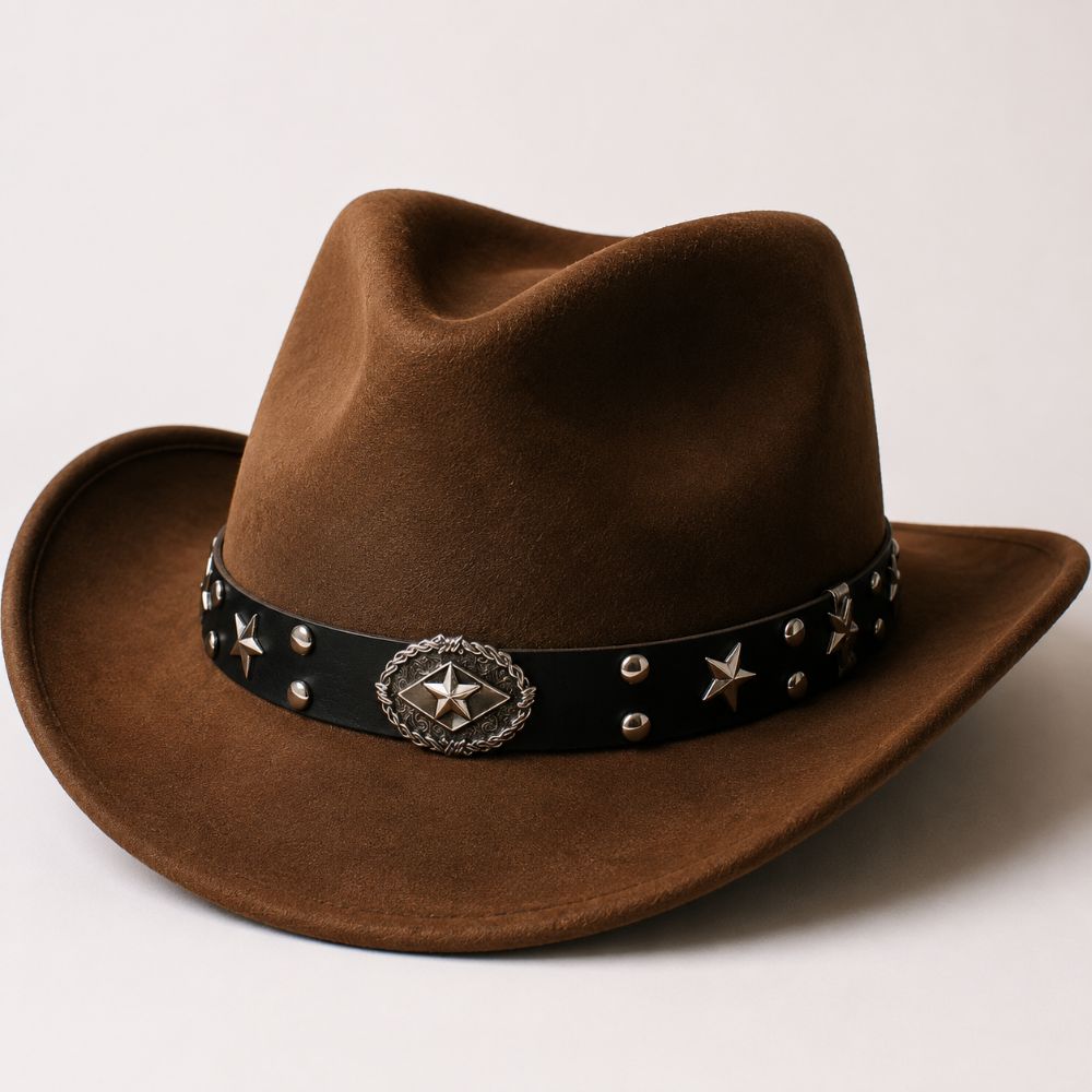 Leather Boho Cap Bands Belt Decoration Cowboy Hat Bands Simple Hat Accessories  For Cowboy Hat