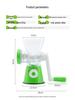 Manual Kitchen Tool: Hand-Cranked Meat Grinder, Vegetable Cutter, Sausage Stuffer, and Garlic Press.