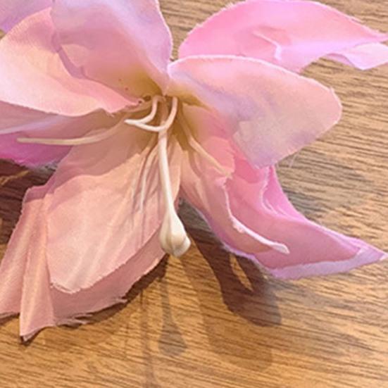 Spinka do włosów damska z bezpiecznym chwytem, realistyczny wzór kwiatowy, klips do włosów, nieblaknący, lekki, dekoracyjne akcesoria do włosów