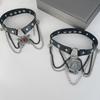 Dark Gothic Punk Metal Spider Pendant Leather Choker Necklace for Women Hip Hop Red Zircon Butterfly Clavicle Chain Jewelry