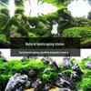Azure Dragon Stone Aquarium and Terrarium Ornament - Micro Landscape Decoration for Fish Tanks and Bonsai.