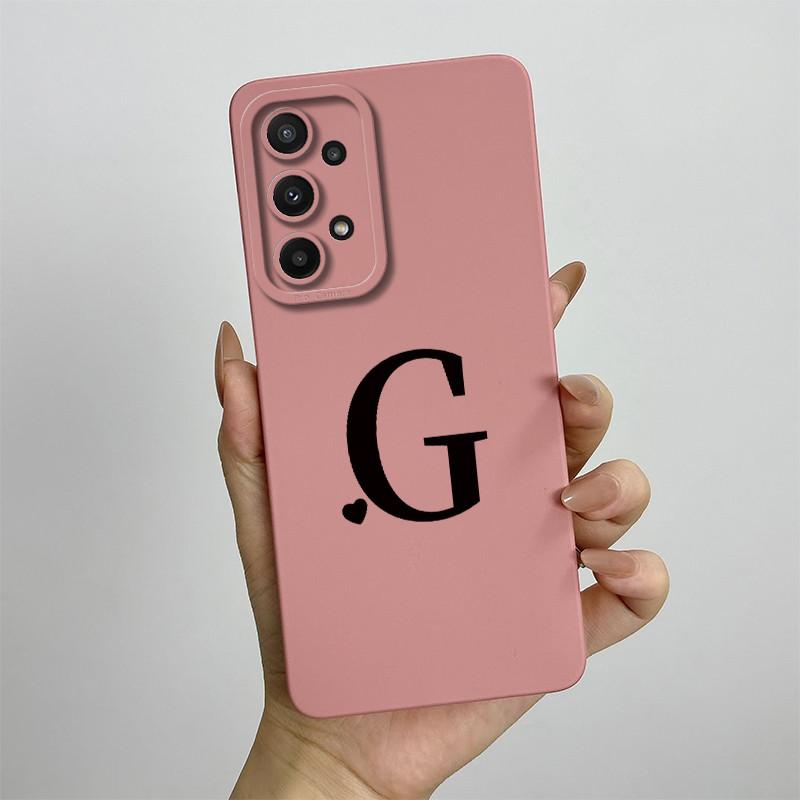 For Samsung A23 Case Galaxy A23 5G Cover SM-A235F SM-A236U SM-A236B Cute Couple Letters Silicon Phone Case Shockproof Back Cover