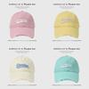 Adjustable Cotton Cap With Retro Font Embroidery And Sun Protection For Outdoor Activities