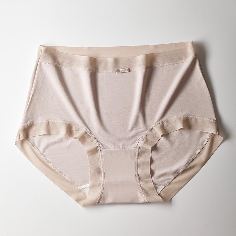 Female Spring and Summer Soft Waxy Comfortable High Elastic Pure Cotton Bottom Crotch Underwear