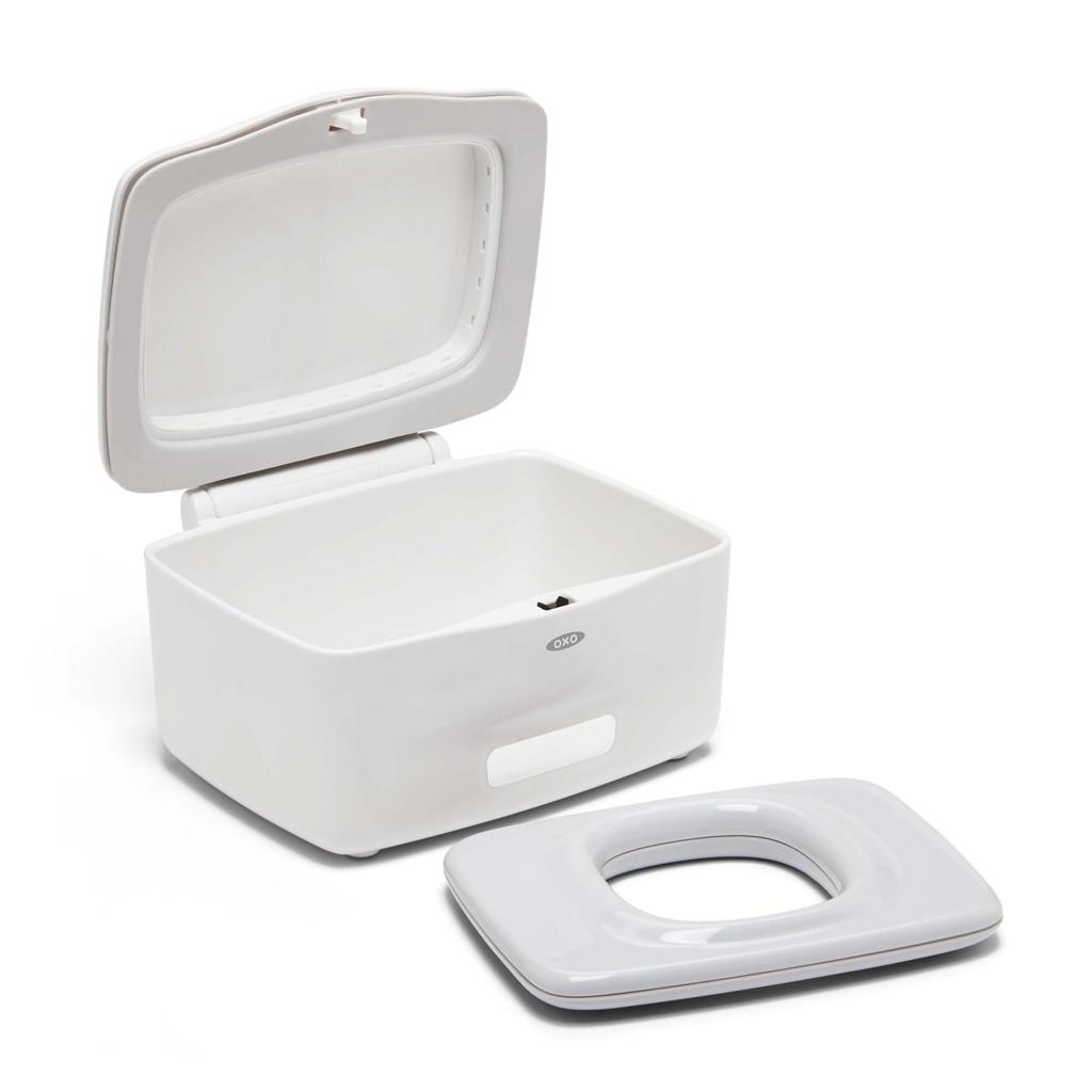 OXO Wipes Dispenser Keeps Wipes Drying Wet Wipe - One-Handed Open/Close, Airtight, Out, Case/Container