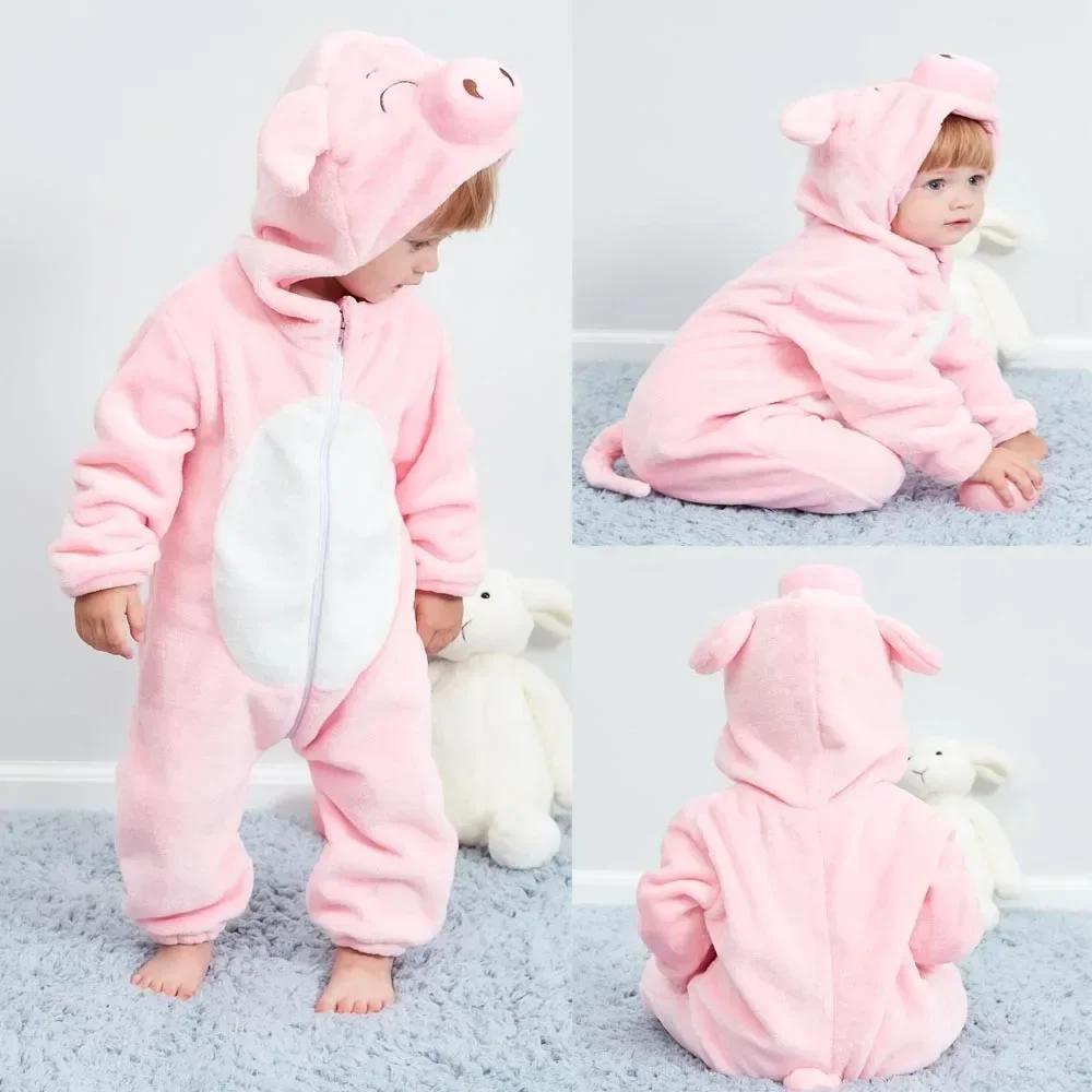 Kigurumi Cat Onesie Kids Unicorn Pajamas for Children Animal Cartoon Blanket Sleepers Baby Costume Winter Boy Girl Jumspuit