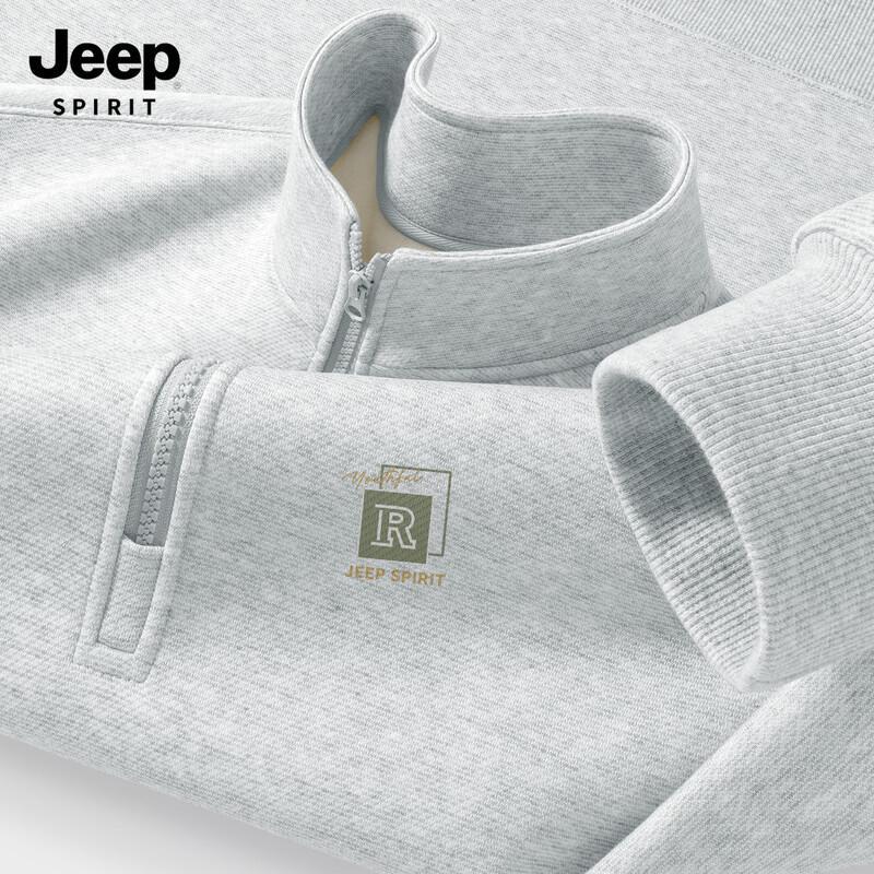 

JEEP SPIRIT Men s Plush Lined Stand-Collar Sweatshirt 3XL