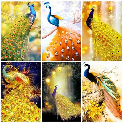 5D-Diamantgemälde, Neuheiten, Pfau, Diamant-Stickerei, Verkauf, Tier-Strasssteine, Mosaik, Kreuzstich, Dekoration