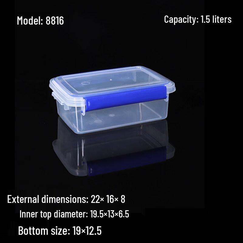 ZISIZ Commercial Rectangular Food Storage Container
