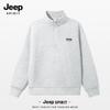 JEEP SPIRIT Men's 2025 Half-Zip Loose Sweatshirt