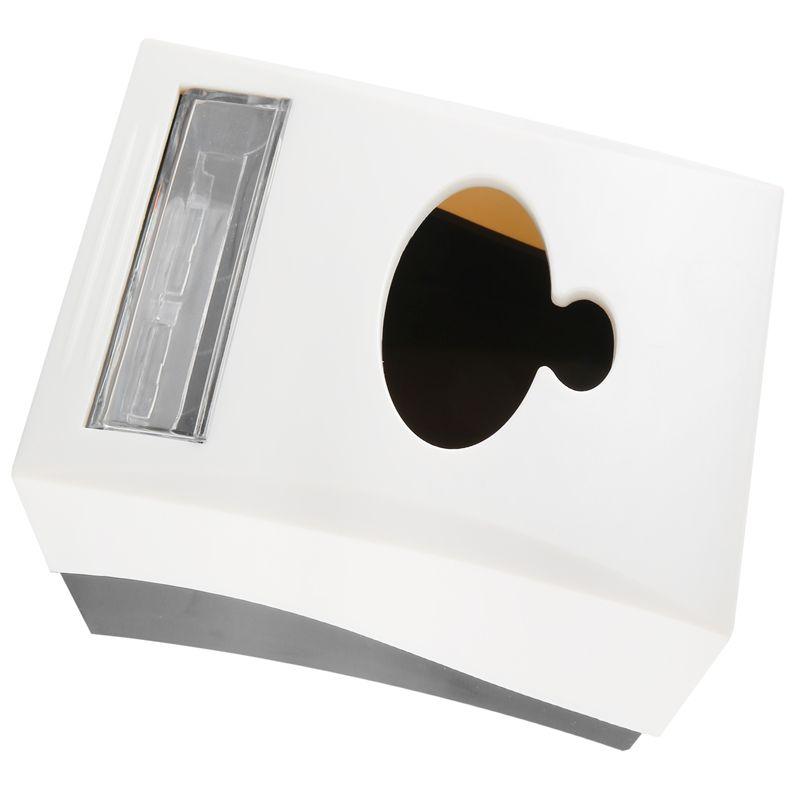 

BAAU Table Top Restaurant Tissue Dispenser Napkin And Toothpick Holder Paper Roll Holder For Hotel білий