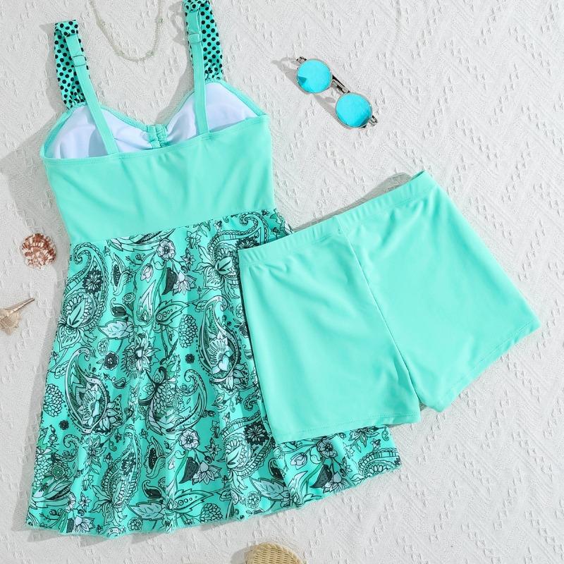 One-piece Swimsuit Women's Explosive Printed Skirt Seaside Beach High-end Bikini Swimsuit