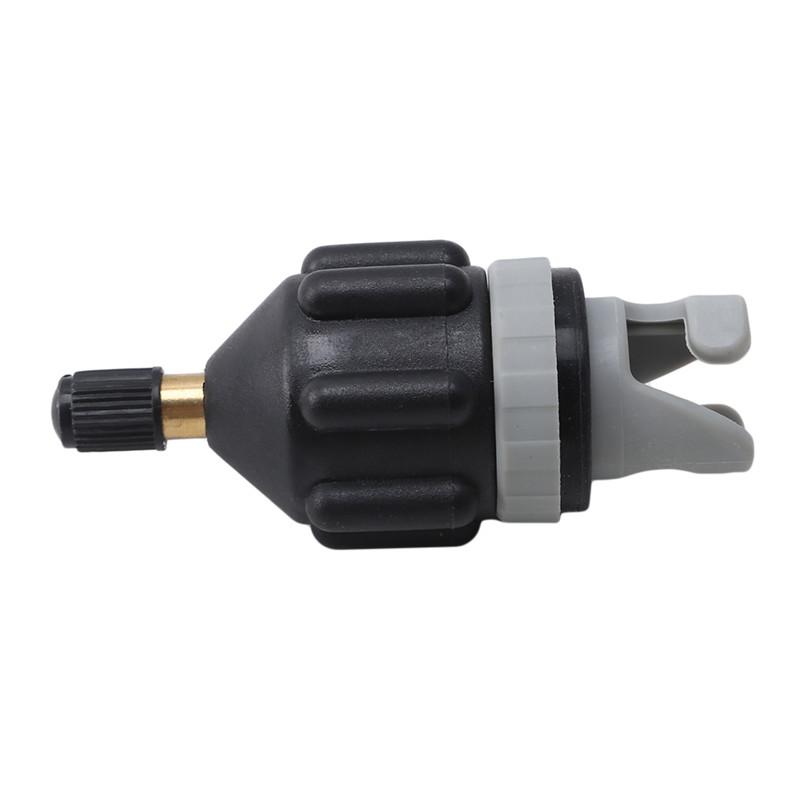 

Durable Kayak Air Valve Adaptor Inflatable SUP Board Pump Connector Nylon Boat Air Valve Converter Accessory чорний