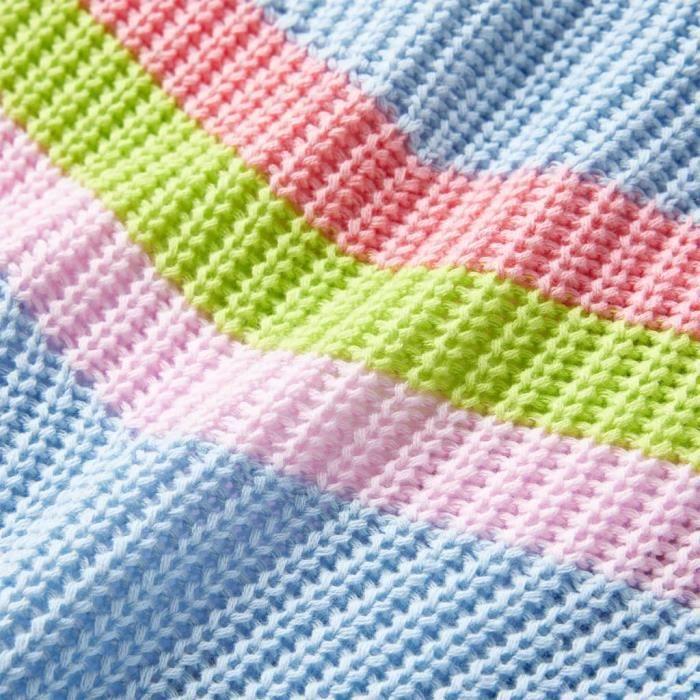 Pull-over tricoté pour enfants bleu 5 dimensions disponibles