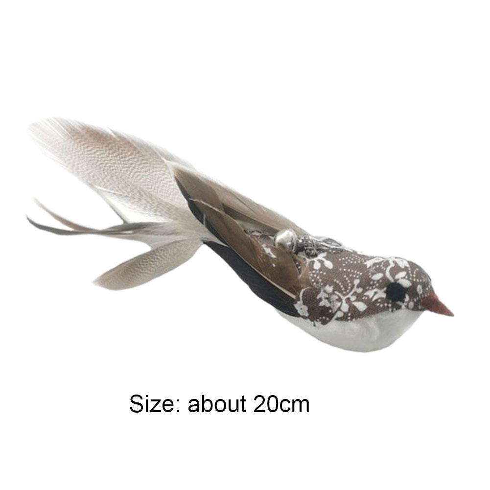 Cat Feather Toys Cute Replacement Cat Fur Toy Exquisite Teaser Cat Charms Interactive Kitten Stick Toys for Indoor Playing