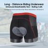 Gepolsterte Fahrradshorts für Herren Hohe Elastizität Schnelltrocknend Atmungsaktiv Silikonpolster Radhosen Schwarz mit Roter Linie Asien