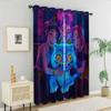 2Pcs K-Pop Demon Hunters Hot Anime Girl Team Printed Blackout Curtains Perfect For Bedroom Living Room Fashion Decorative
