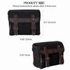 Universal Motorcycle Saddle Bag Waterproof Wax Canvas  Motorrad Tool Bag For Harley Yamah Honda BMW Small Crossbody Bag