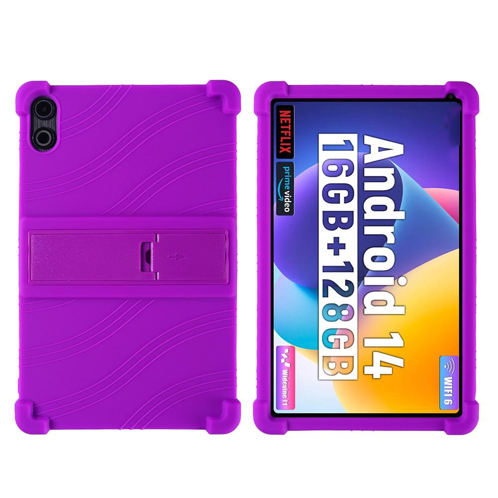 For FEARWIKY FKYC12 10.36 inch Silicone Case with Kickstand Rugged Protective Cover