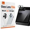 For Samsung Galaxy Z Flip 7 FE 5G Glass IMAK High Definition Integrated Glass Lens Film Black Eye Design