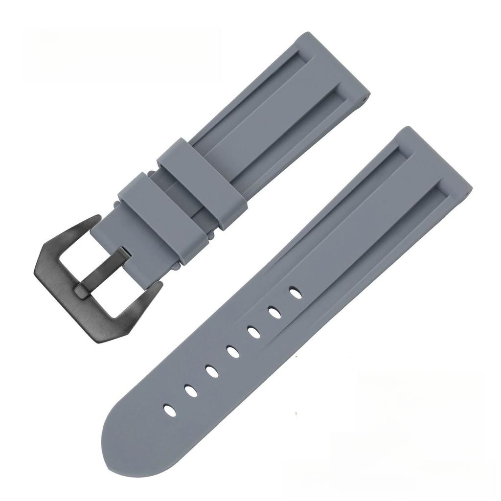 20mm 22mm 24mm 26mm Mäkký silikónový remienok na hodinky pre Panerai Univerzálny remienok Pánsky farebný gumový remienok na smart hodinky pre hodinky Samsung Huawei