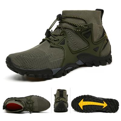 Mesh Breathable Hiking Shoes Large Size Men Casual Sneakers Outdoor Trail Trekking Mountain Climbing Sports Shoes For Man Summer
