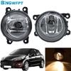1Pair Headlights H11 12V DRL Halogen Lamp Fog Lamp Assembly Fog Light For Peugeot 207 Hatchback WA WC 2006-2011