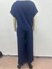 Women's 2026 Summer European & American Casual Linen Suit - Loose Drape Two-Piece Set