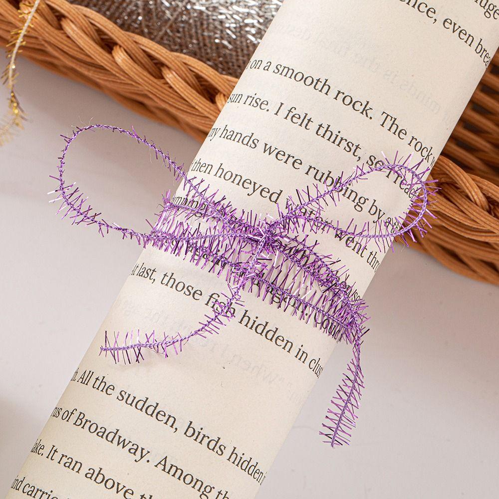 1mm 200m Weihnachtliches Dekorationsgarn Gedrehte Textur Makramee Kordel Seil Geschenkpapierschleife