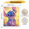 Disney Stitch Flower Painting Kit Home Wall Decor Handmade Gift Art Crafts Canvas DIY Paint By Numbers For Adults Bedroom Room Decor 130