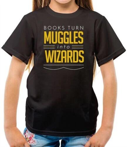 

Books Turn Muggles Into Wizzards - Kids T-Shirt - Wizard - Film - Potter 160