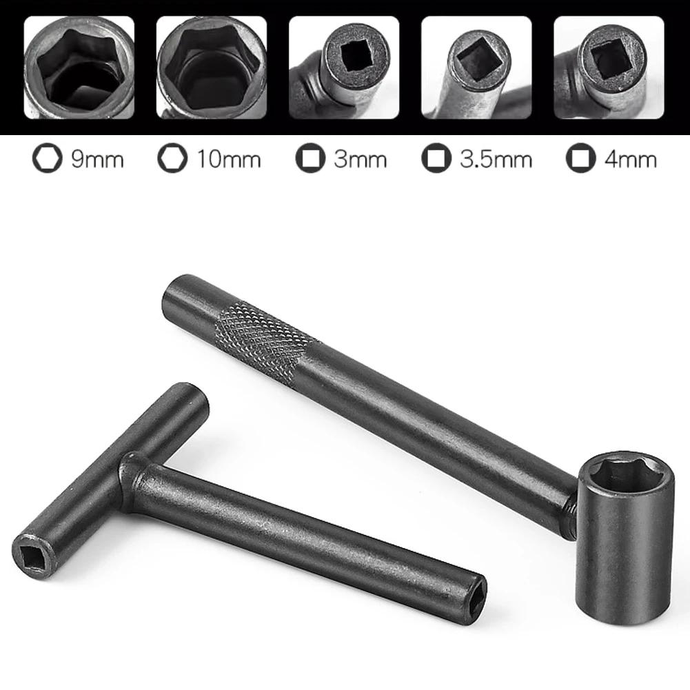 Motorcycle Valve Tappet Adjustment Kit Carbon Steel Square Hexagon Wrench For Gy6 50 150cc Engine Valve Screw Repair Maintenance