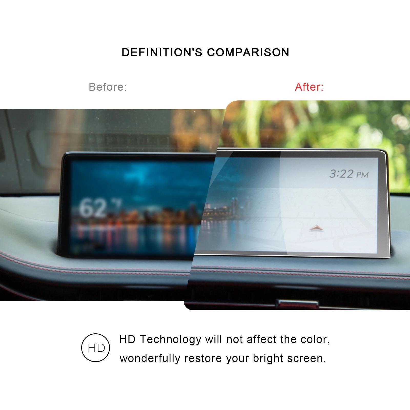 

For G80 GV80 GV70 14.5 Inch Car Navigation Touch Screen Protector Auto Interior Accessories Tempered Glass