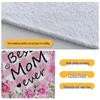 Mother's Day Pink Plaid Floral Kitchen Dishcloth Gift