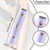 Bikini Trimmer Facial Hair Remover Double Headed Ergonomic Practical Electric Shaver for