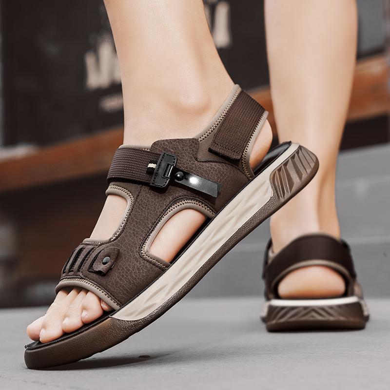 Fashion CYYTL Mens Sandals Casual Shoes Beach Sneakers Outdoor Summer Walking Comfort Luxury Designer Leather Fashion Sport Breathable