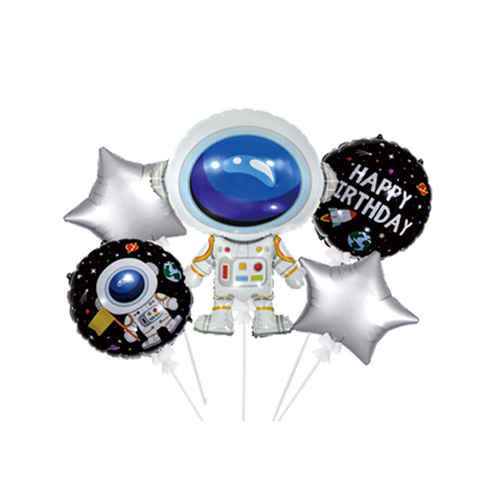 Starry Sky Birthday Party Set: Plates, Napkins, Cups & Cake Toppers