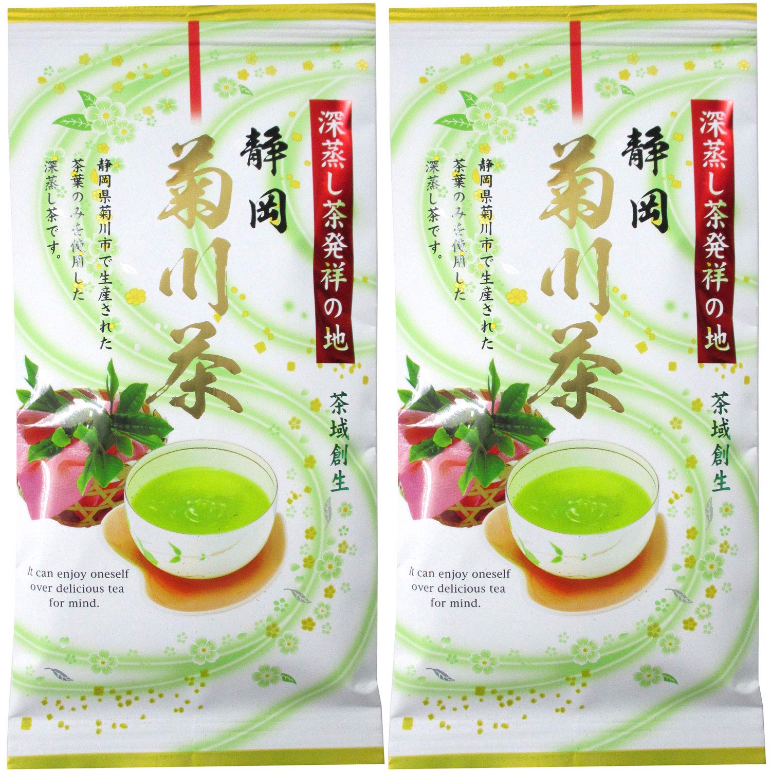 Marukou Tea Kikugawa Tea from the birthplace of green 100g x 2 packs - Deep-Steamed Shizuoka, deep-steamed tea, (loose leaf).