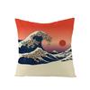 Home Landscape Polyester Pillowcase Home Digital Printing Sofa Cushion Waist Pillowcase