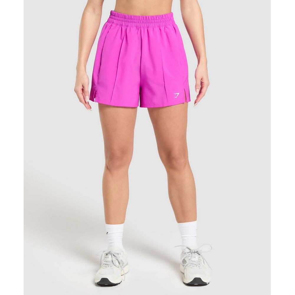 

Gymshark Шорты Pintuck Яркие розовые B8a6m Kcpy XS