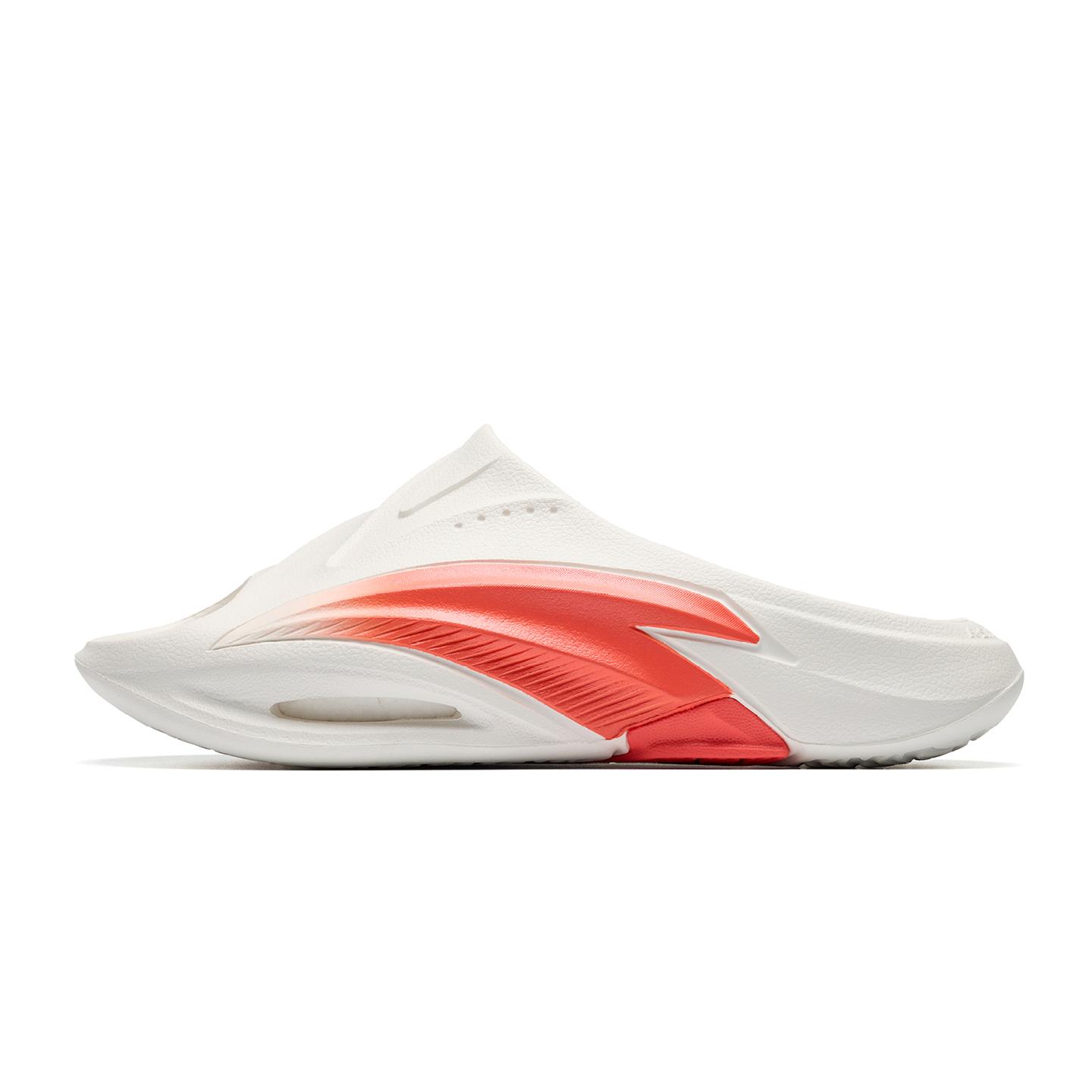 Anta Nitrogen Bubble Nitrogen Technology Cement Nemesis Basketball Sports Shock Absorption Anti-Wear Slide Sandals Men sandals White Red 912621866S-1 40