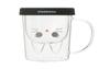 Starbucks Halloween 2024 Double-Walled Glass Mug, 296ml, Coffee Mug, Starbucks Halloween 2024 Cat Design, Gift