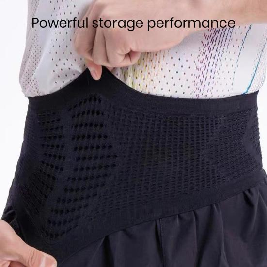 Slim Running Belt Bag Ultra-thin Breathable Large Capacity Fanny Pack Multifunctional Invisible Phone Storage Bag Women Men Sports