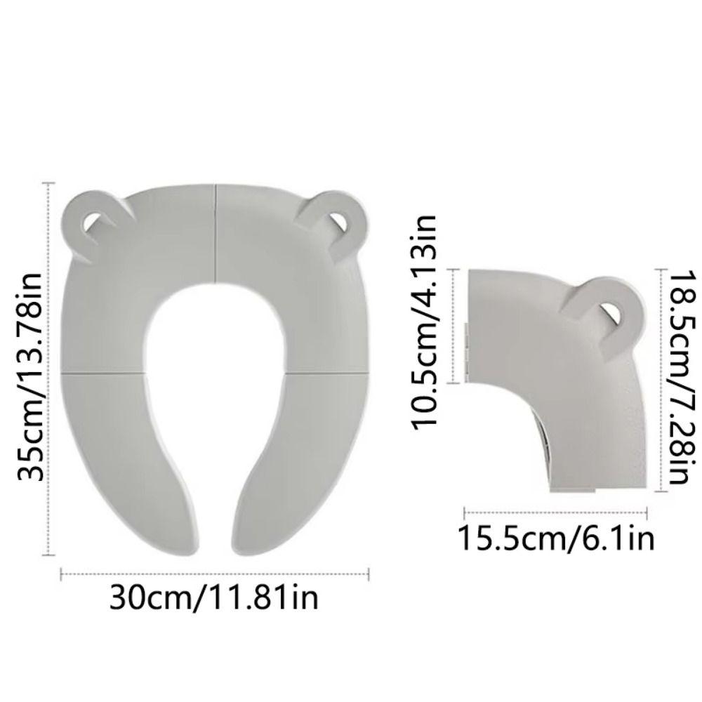 Non-Slip Baby Folding Potty Seat Waterproof Children Potty Chair Pad  Bathroom