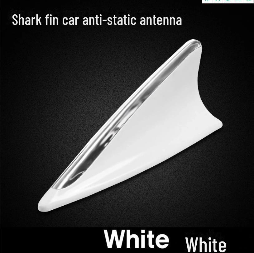 

Универсальная автомобильная антенна «Акулий плавник» со статической защитой и наклейкой на заднее крыло спойлера, краска ABS серебряный