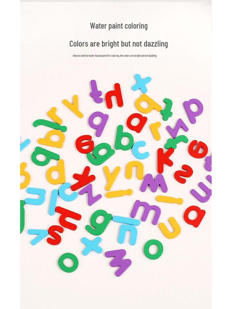 Children's Wooden Spelling & Matching Puzzle: Early Learning & Letter Recognition Toy